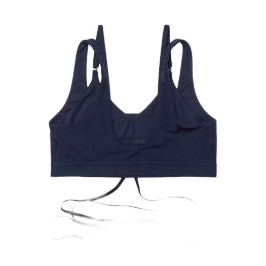 (W) Nike x Jacquemus NRG Light Support Sports Bra Dark Obsidian - Asia