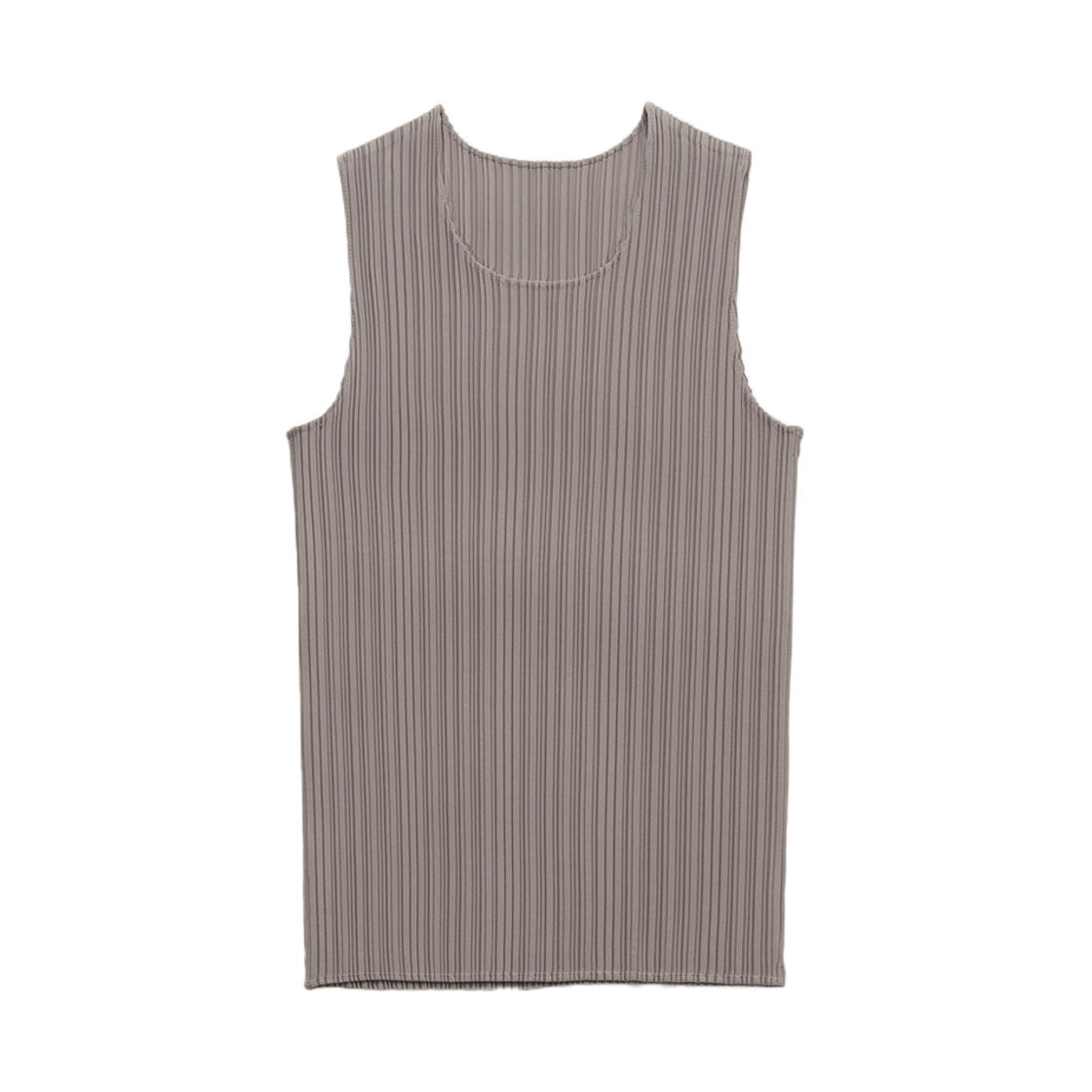 FV25B_BL07MG000 FARVEN Pleats Sleeveless Mineral Gray