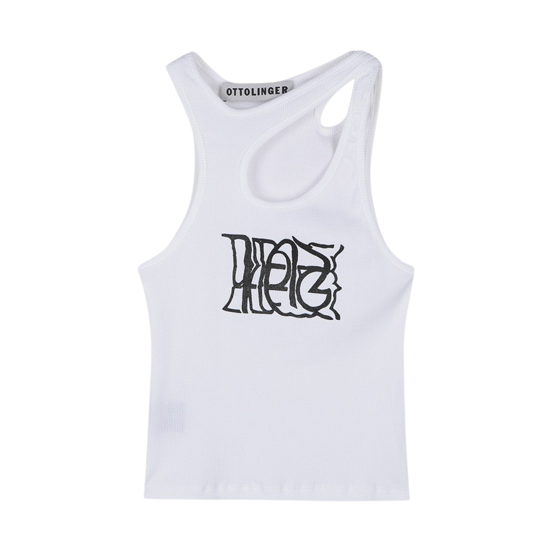 오토링거 우먼 립 탱크 탑 화이트(Ottolinger Women Rib Tank Top White)