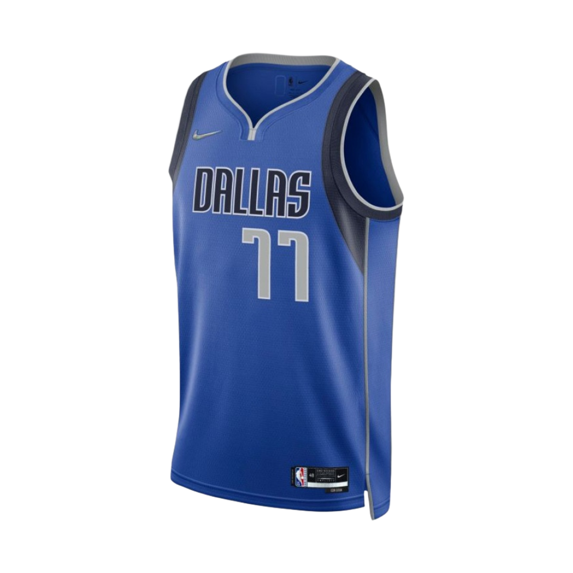 나이키 루카 돈치치 댈러스 매버릭스 다이아몬드 아이콘 에디션 드라이핏 NBA 스윙맨 저지 게임 로얄 컬리지 네이비(Nike Luka Doncic Dallas Mavericks Diamond Icon Edition Dri-Fit NBA Swingman Jersey Game Royal College Navy)