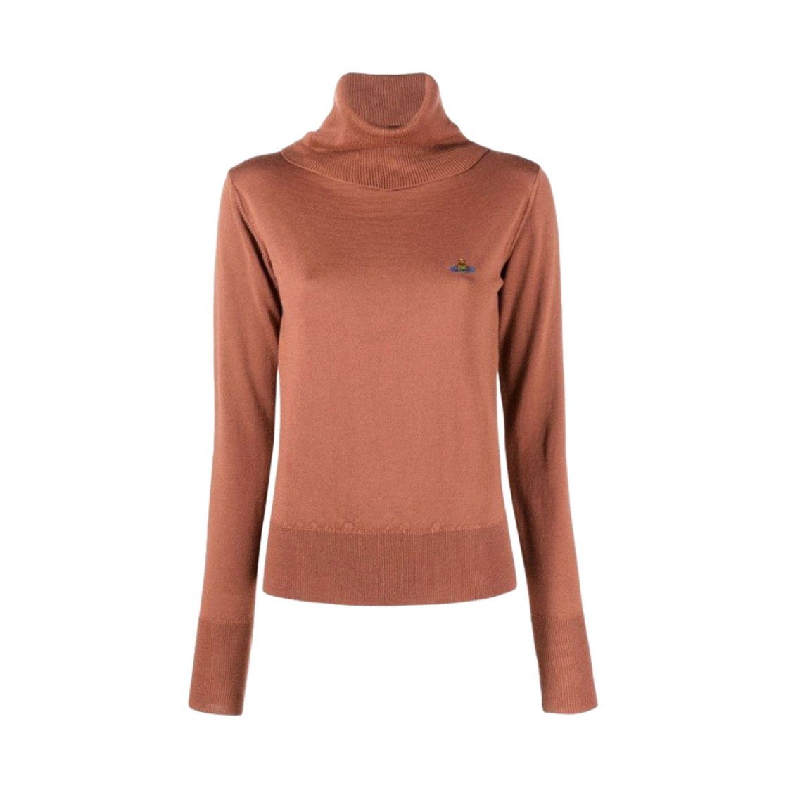 1803001H-Y0006-D405 (W) Vivienne Westwood Giulia High Neck Knit Acorn