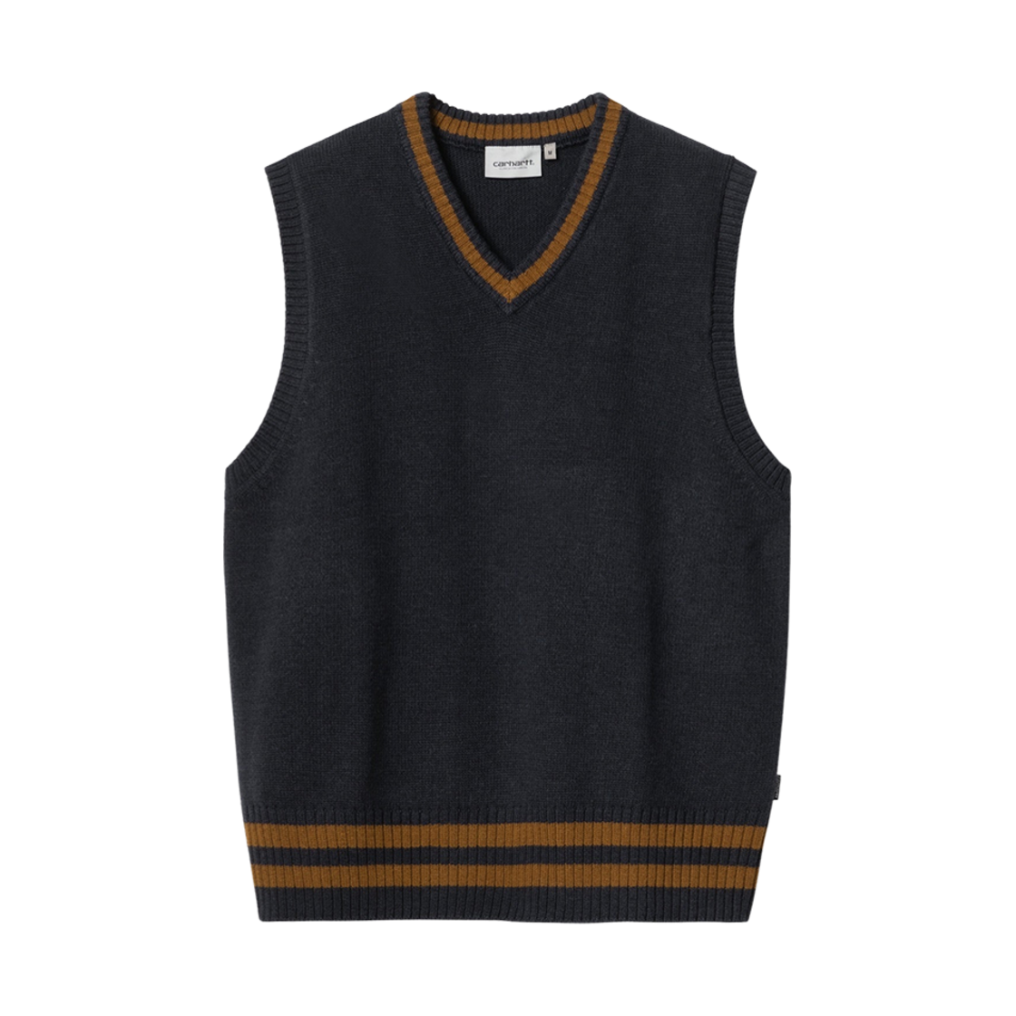 I032282-1QX-XX Carhartt WIP Stanford Vest Sweater Dark Navy