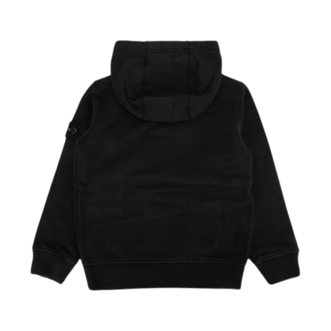 (키즈) 스톤 아일랜드 61620 가먼트 다이드 코튼 플리스 후드 스웨트셔츠 블랙 - 24FW((Kids) Stone Island 61620 Garment Dyed Cotton Fleece Hooded Sweatshirt Black - 24FW) - 2