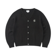 Thisisneverthat x Grateful Dead Dancing Bear Mohair Cardigan Black