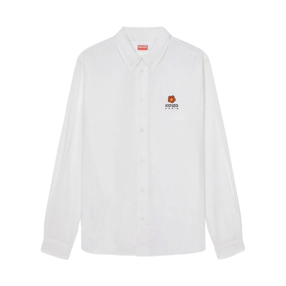 FD55CH4109LH-01 Kenzo Boke Flower Casual Shirt White