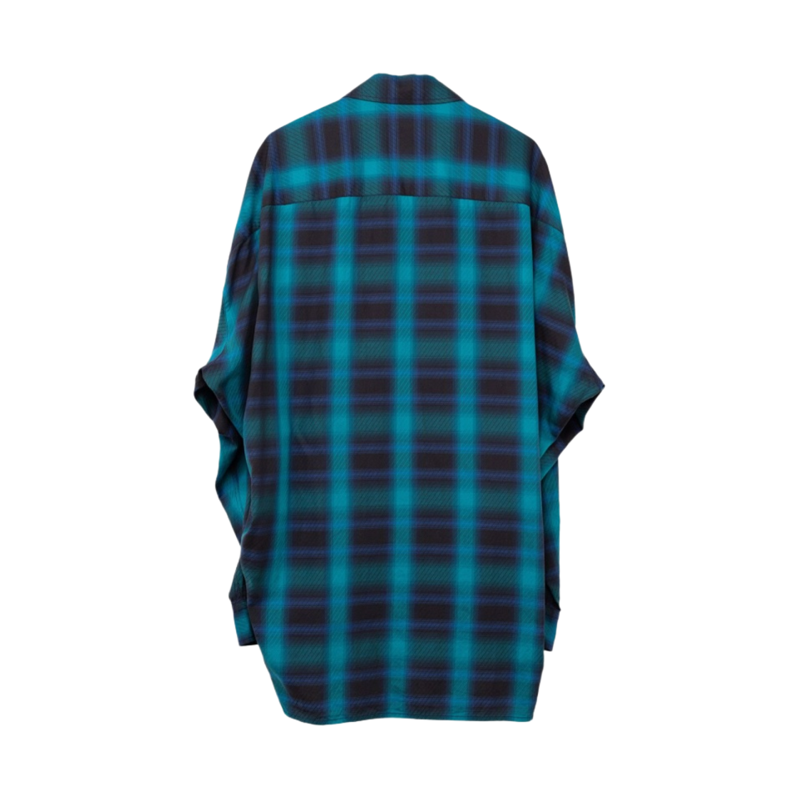 메종 미하라 야스히로 믹스 레이어드 체크 셔츠 네이비(Maison Mihara Yasuhiro Mix Layered Check Shirt Navy) - 2