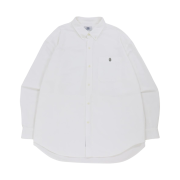 BAPE Chambray Loose Fit Shirt White