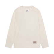 Stussy x Our Legacy Work Shop Thermal Longsleeve Cream Compact Cotton
