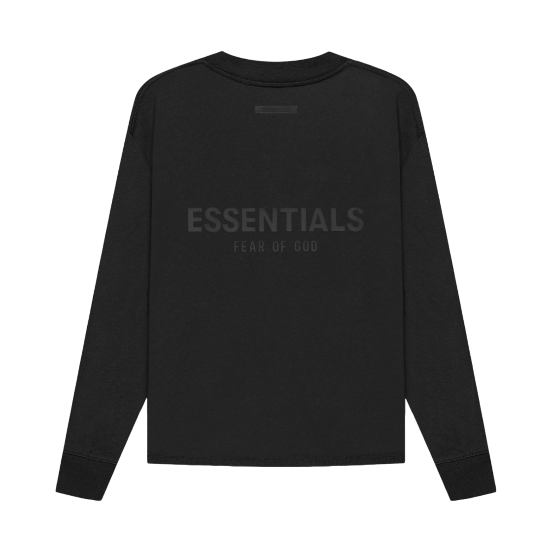 에센셜 롱슬리브 티셔츠 블랙 - 21SS