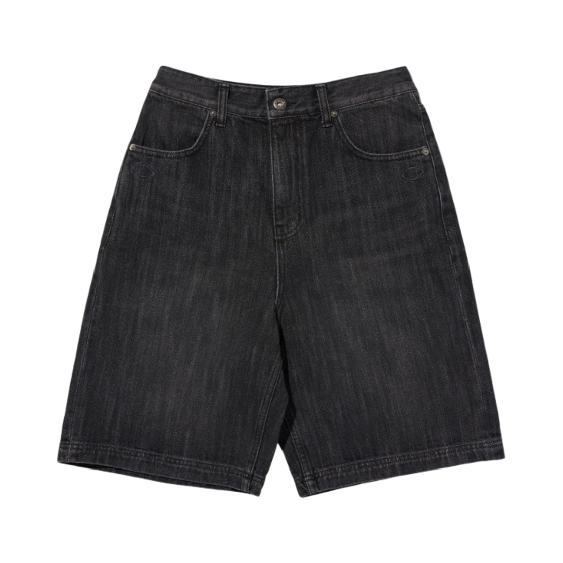 (W) 미스치프 데님 버뮤다 팬츠 페이디드 블랙((W) Mischief Denim Bermuda Pants Faded Black)