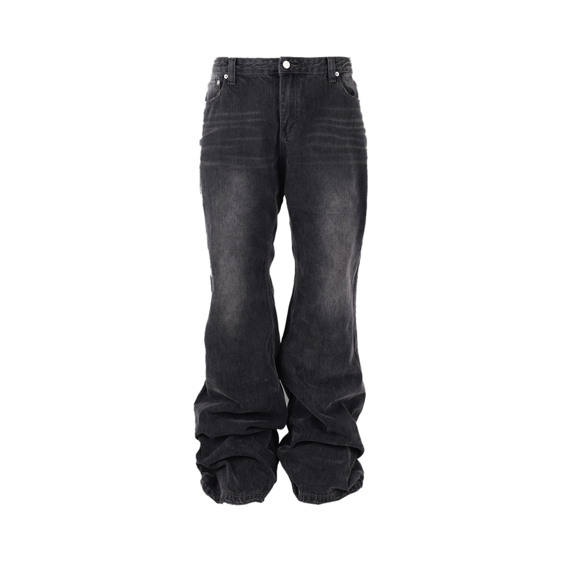 어웬드 플레어 데님 블랙 워싱 진(Awende Flare Denim Black Washing Jeans)