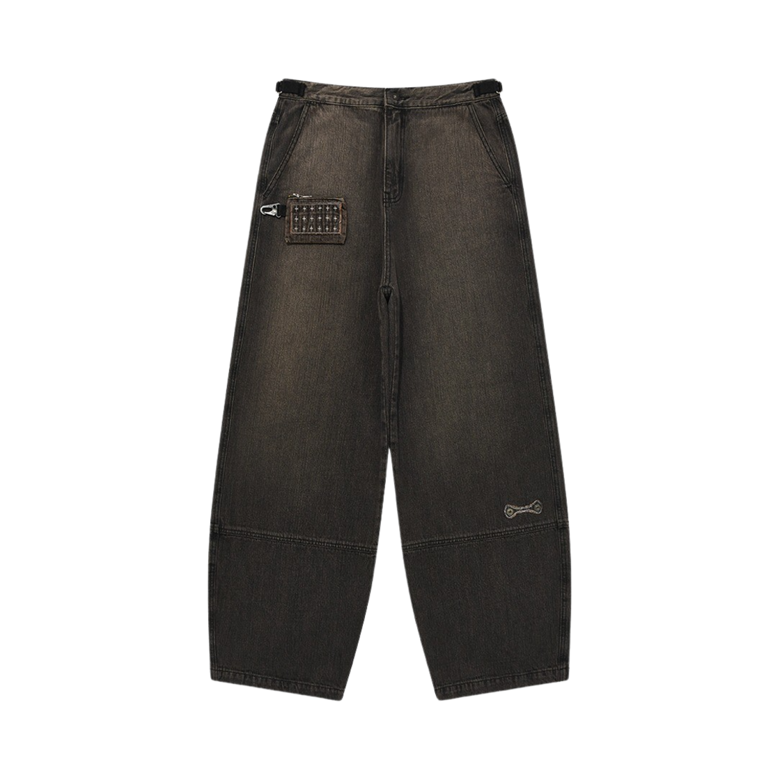 KAT7151 Karactor Wallet Denim Pants Vintage Black (without Card Wallet)