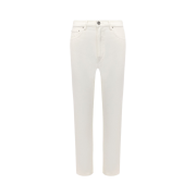 (W) Toteme Twisted Seam Denim Off White