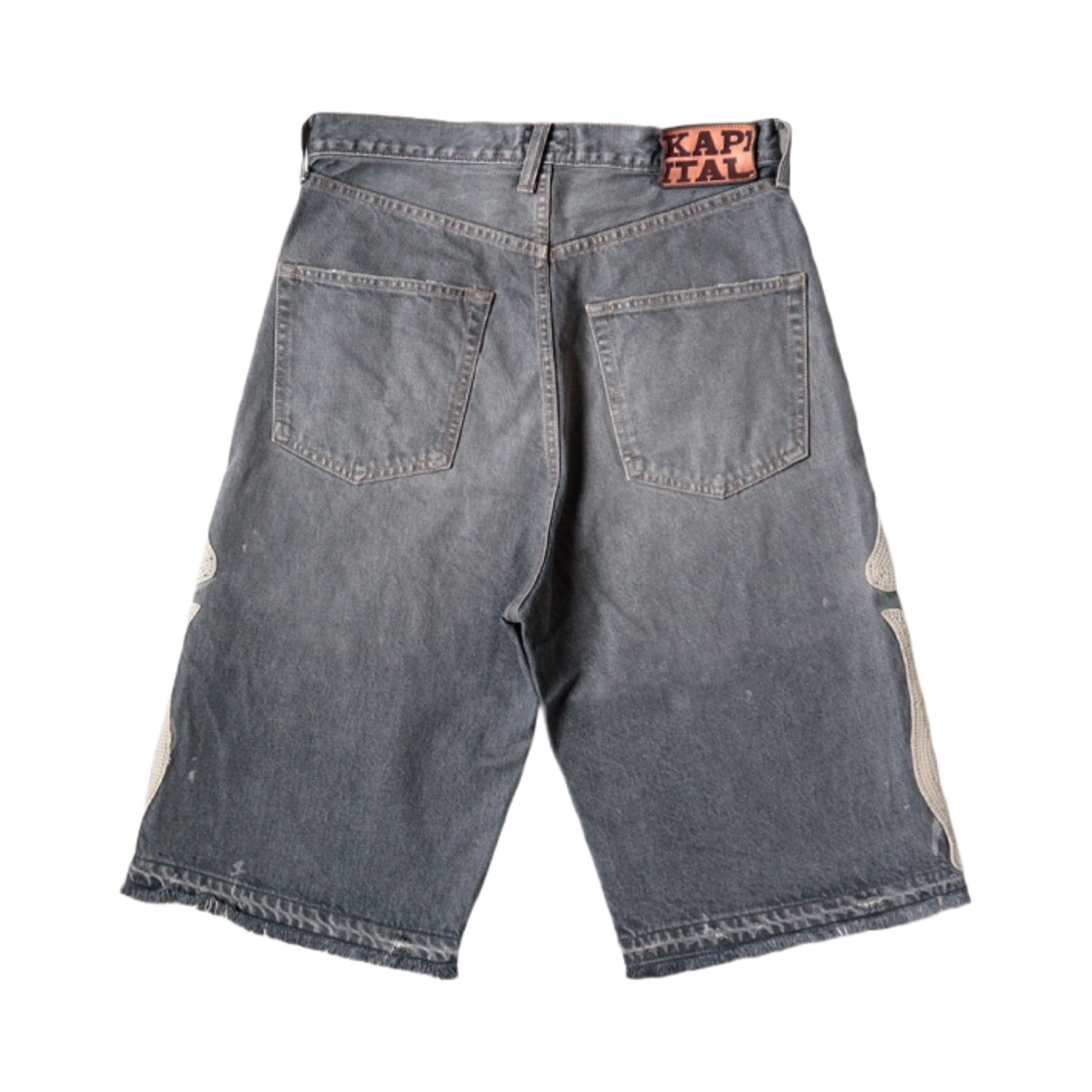 パンツ KAPITAL 14OZ Black DENIM 5P SHORT PANTS 14oz Black Denim 5P Shorts (BONE)
