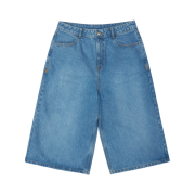 Ader Error Sig; SV Tag Short Jeans 01 Blue