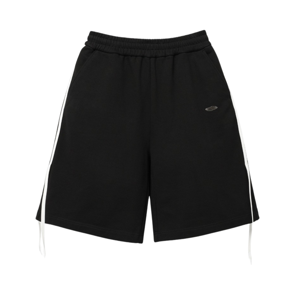 FWSWCPA555M Opening Project W Ribbon Tape Bermuda Shorts Black