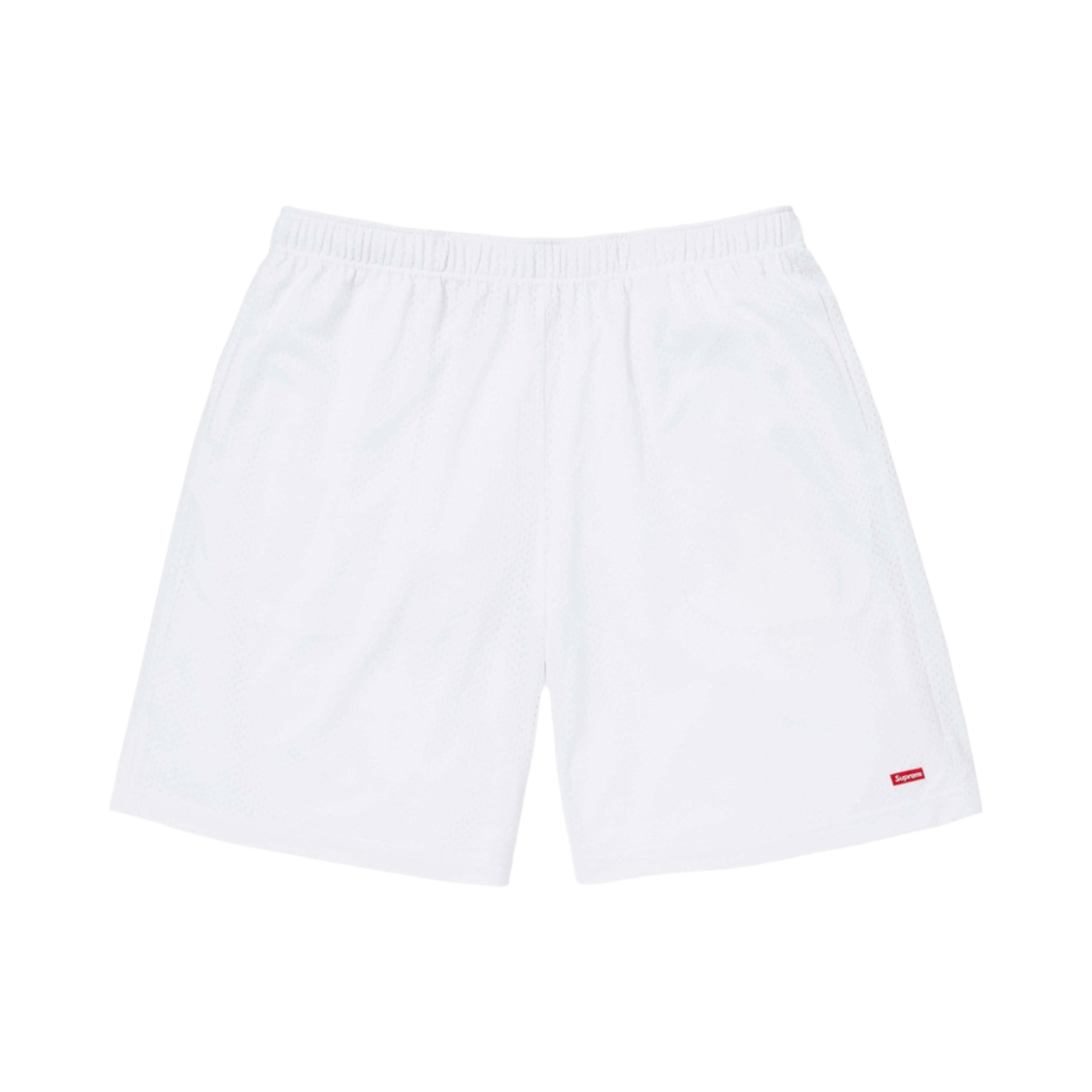 슈프림 스몰 박스 배기 메쉬 쇼츠 화이트 - 24SS