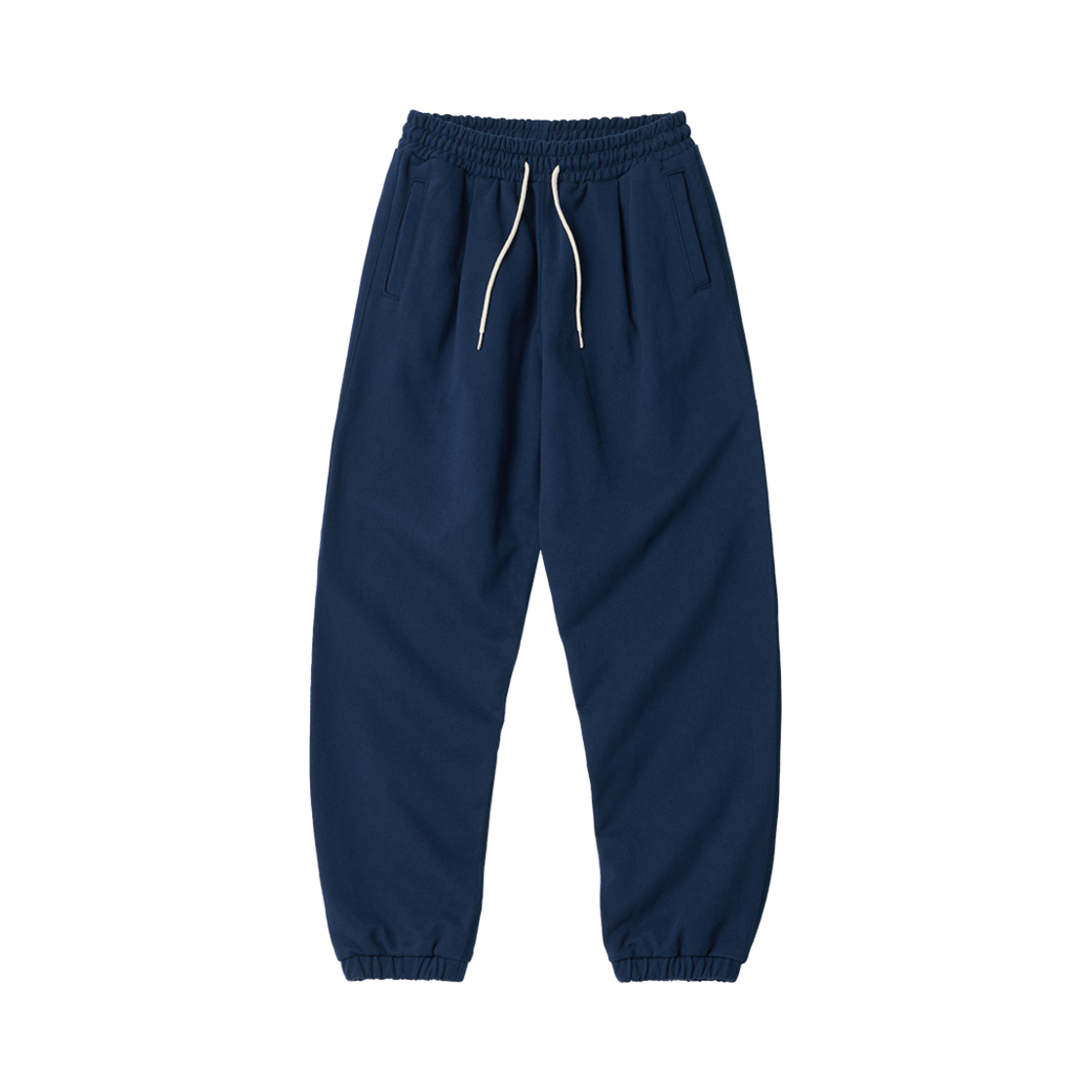 원턱 스웻 팬츠 네이비(1-Tuck Sweatpants Navy)