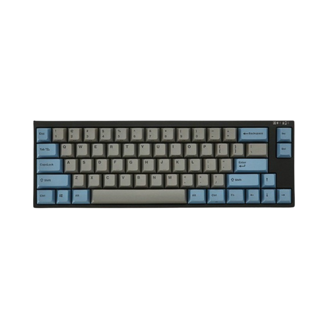 레오폴드 FC660MBT PD 유무선 미니 기계식 키보드 그레이 블루 한글 자판 (국내 정식 발매 제품)(Leopold FC660MBT PD Wired/Wirelss Mini Mechanical Keyboard Grey Blue Korean Layout (Korean Ver.))