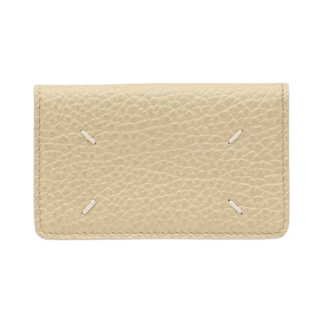 메종 마르지엘라 스티치 레더 플랩 카드 홀더 아몬드(Maison Margiela Stitch Leather Flap Card Holder Almond) - 1