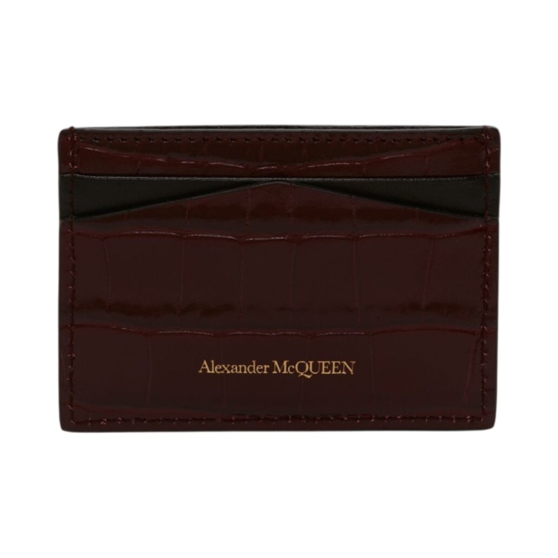 알렉산더 맥퀸 스컬 카드 홀더 버건디(Alexander McQueen Skull Card Holder Burgundy) - 3