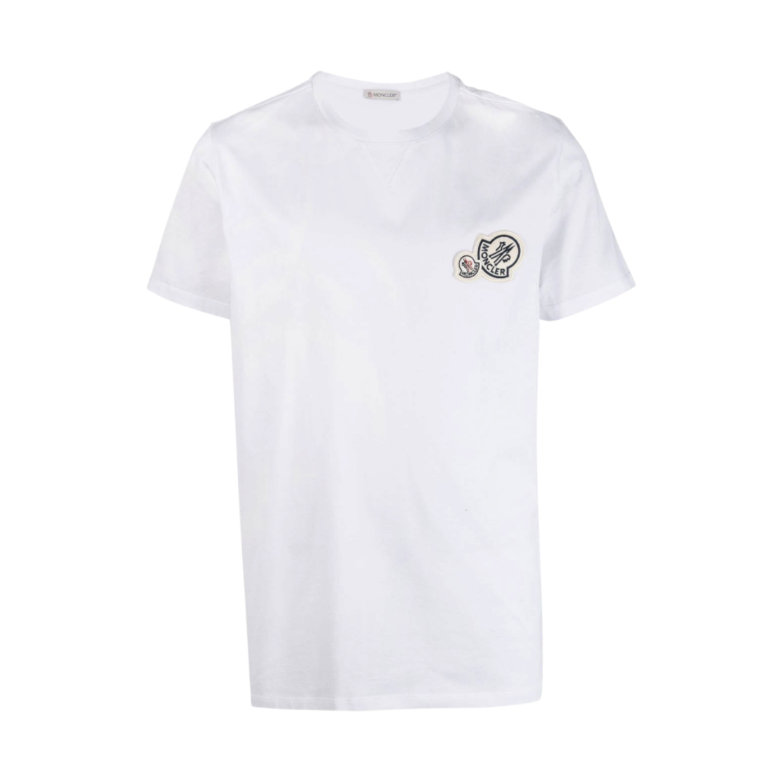 몽클레르 더블 로고 티셔츠 화이트 - 23SS(Moncler Double Logo T-Shirt White - 23SS)