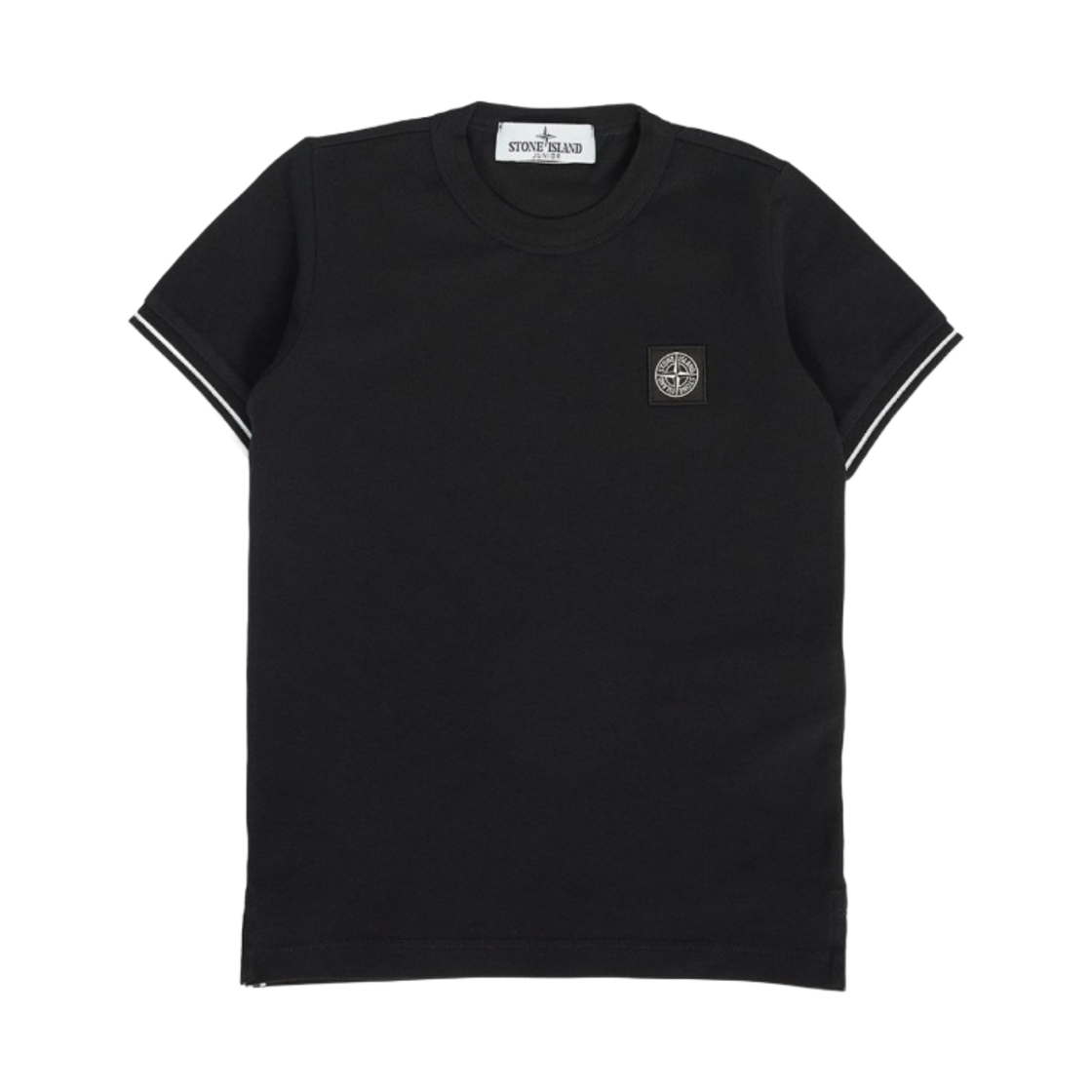 (키즈) 스톤 아일랜드 20748 티셔츠 블랙 - 23SS((Kids) Stone Island 20748 T-Shirt Black - 23SS) - 1