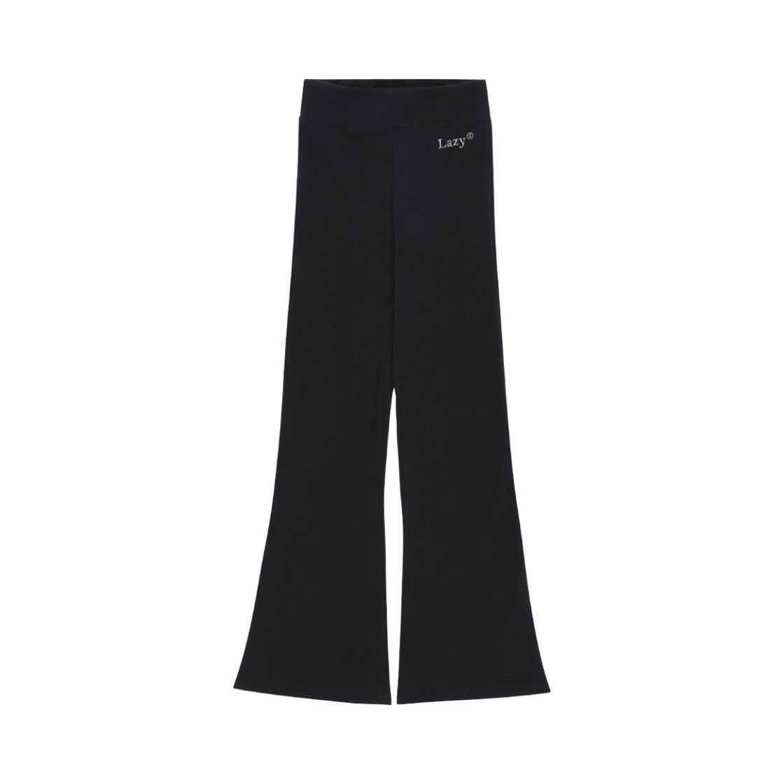Soft touch bootcut banding pants - Black Lazyz Soft Touch Bootcut Banding Pants Black