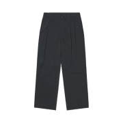 NOMANUAL Flap Wide Slacks Black