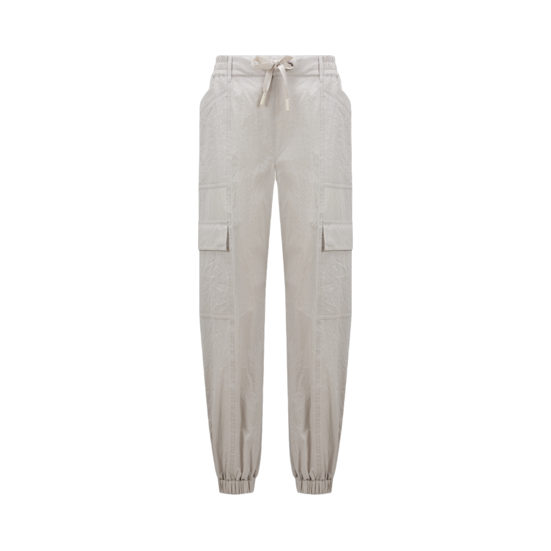 (W) 몽클레르 코튼 카고 트라우저 아이스 그레이 - 23SS((W) Moncler Cotton Cargo Trousers Ice Gray - 23SS) - 1