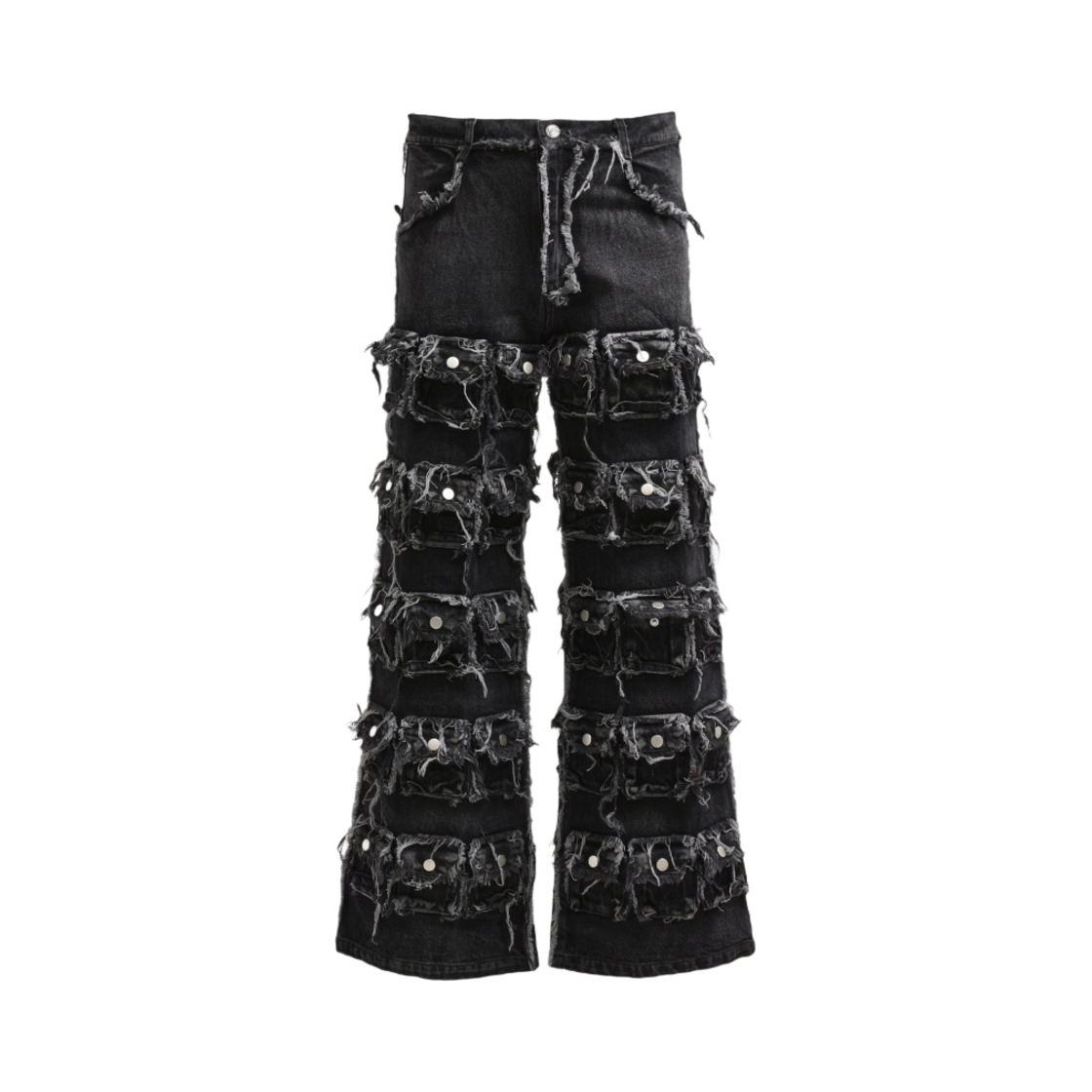 노페이스 스튜디오 64 포켓 팬츠 그레이 - 누비안 한정(No/Faith Studios 64 Pocket Pants Gray - Nubian Exclusive)
