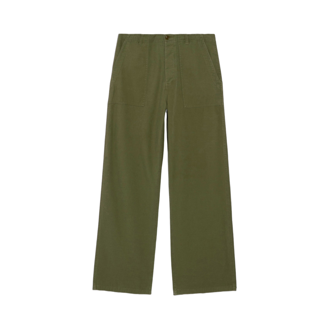 R13WR077-R109B (W) R13 Wide Leg Utility Pant Olive