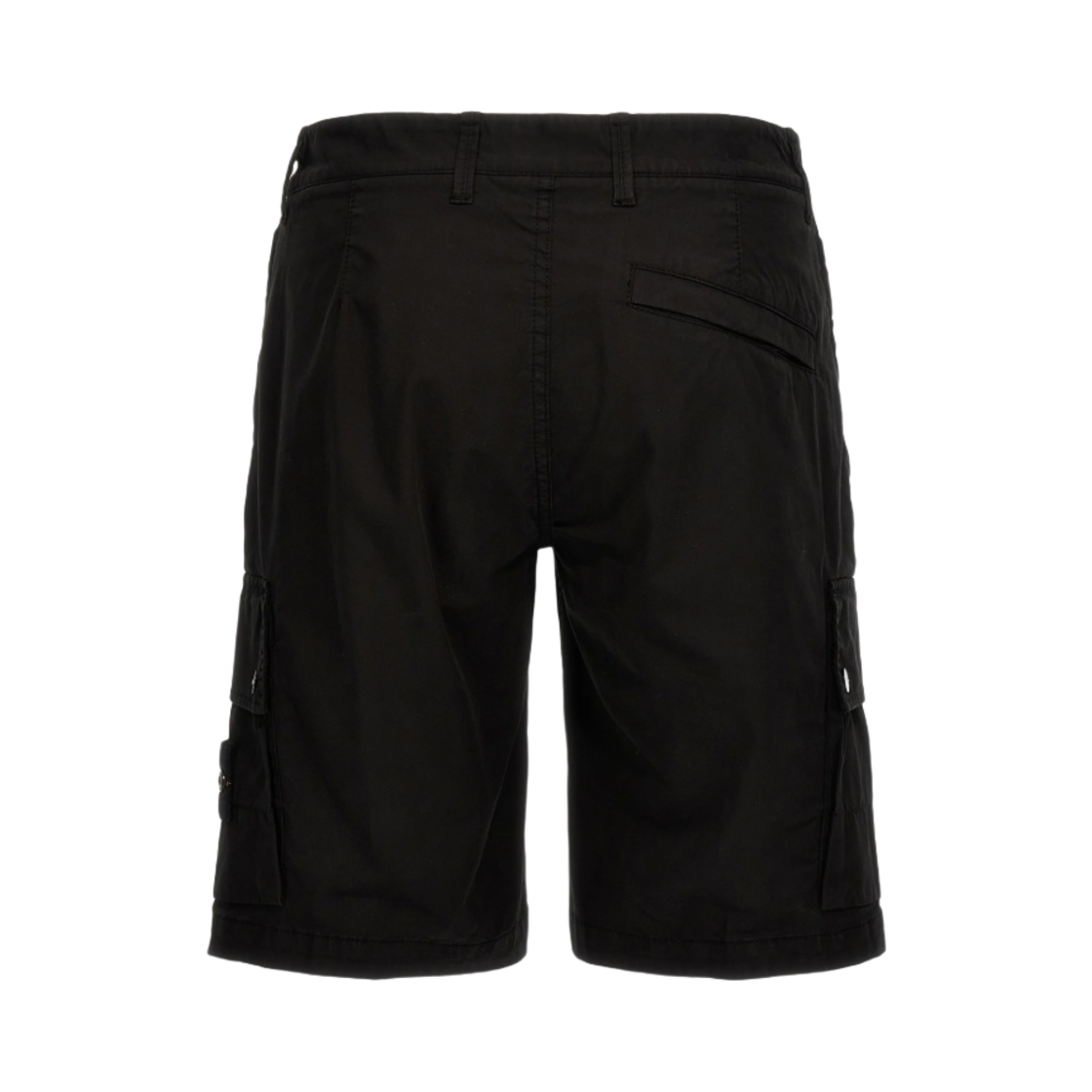 스톤 아일랜드 L1110 수피마 코튼 카고 버뮤다 쇼츠 블랙 - 24SS(Stone Island L1110 Supima Cotton Cargo Bermuda Shorts Black - 24SS) - 2