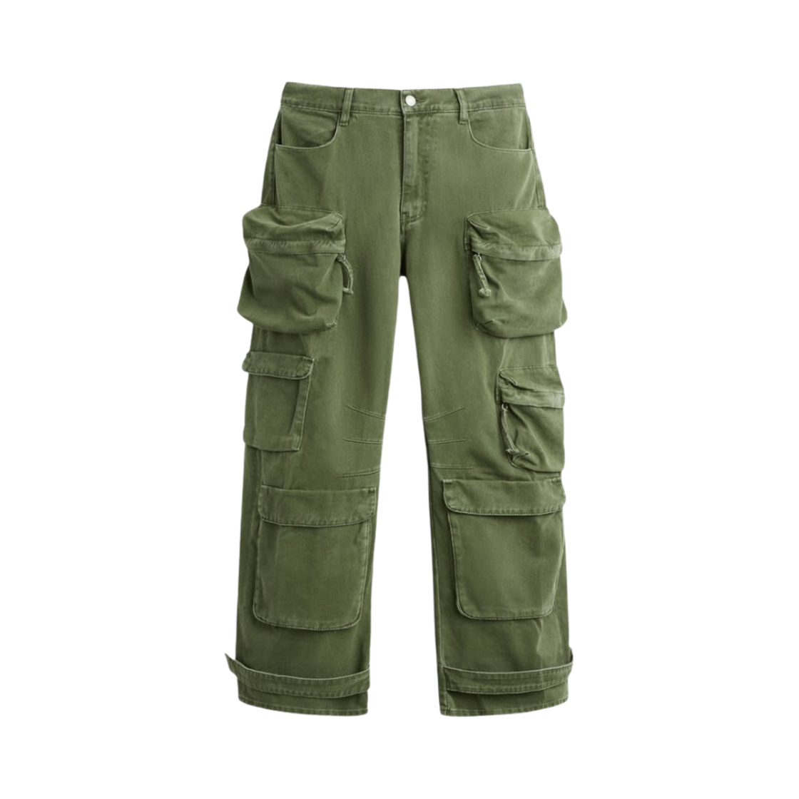 5575/375/500 Zara Utility Pocket Pants Green