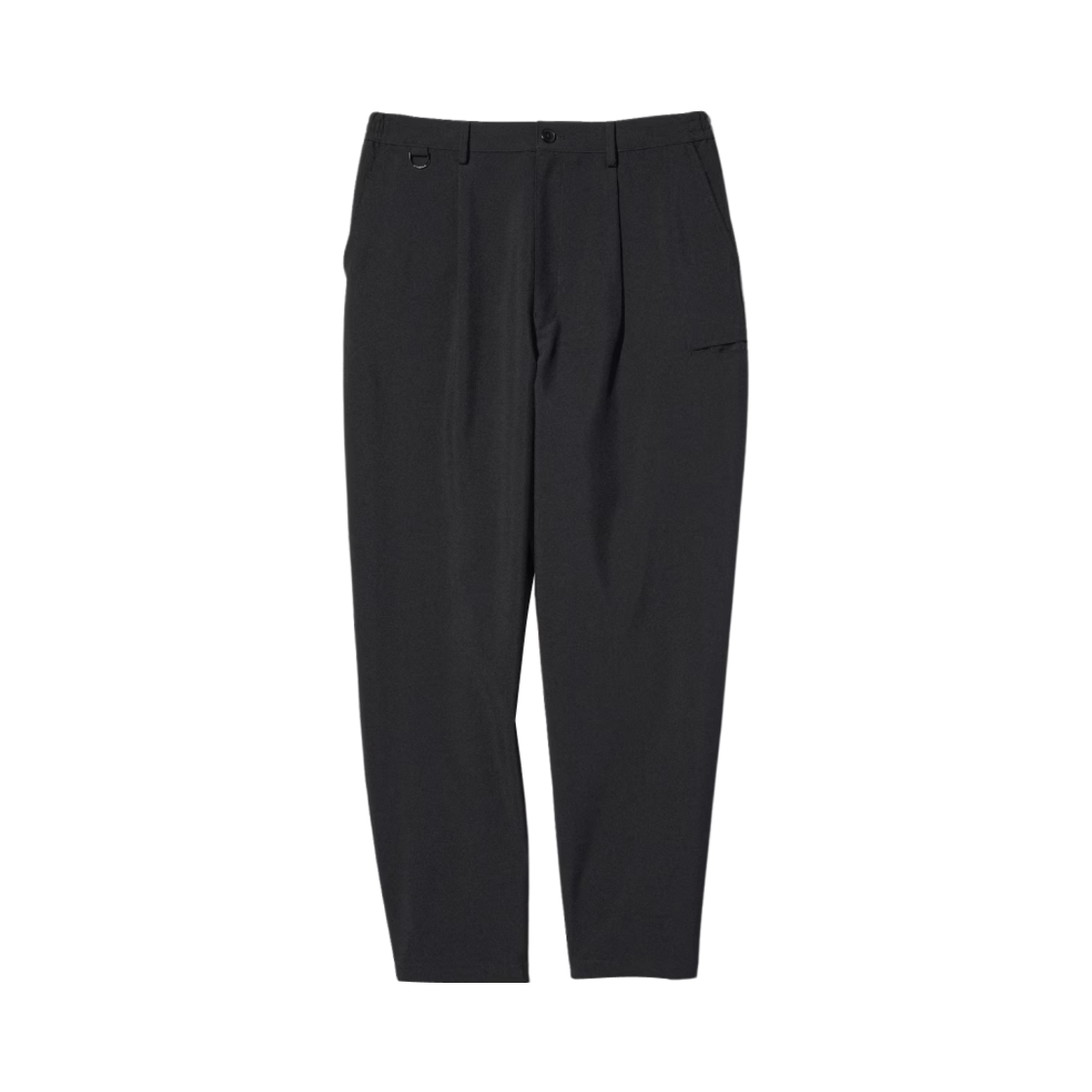 357062-09 GU x Undercover Wide Tapered Pants Black - JP