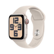Apple Watch SE 2023 40mm Cellular Starlight Aluminium Case with Sport Band S/M Starlight (Korean Ver.)