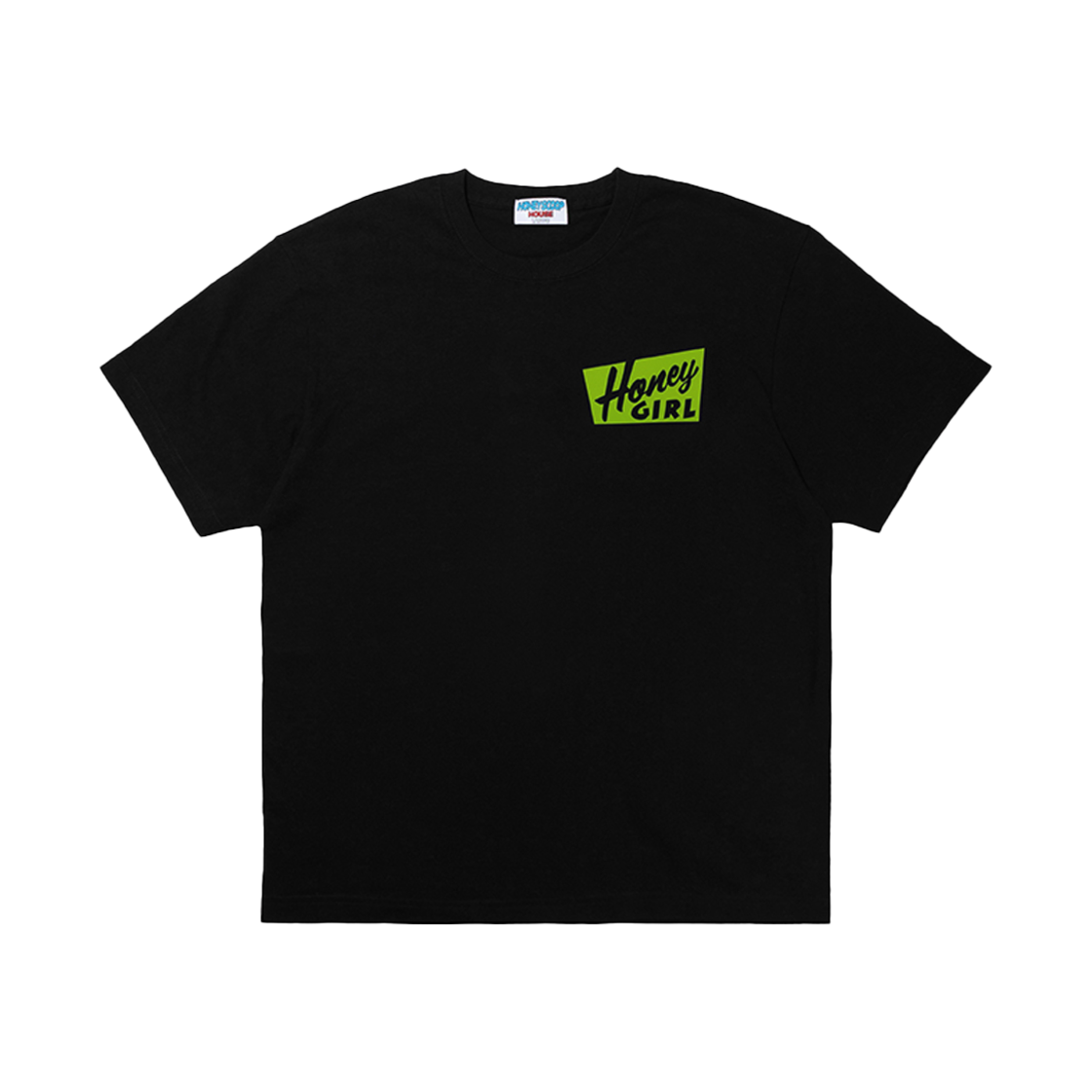 허니스쿱하우스 허니 걸 티 블랙(Honey Scoop House Honey Girl Tee Black)