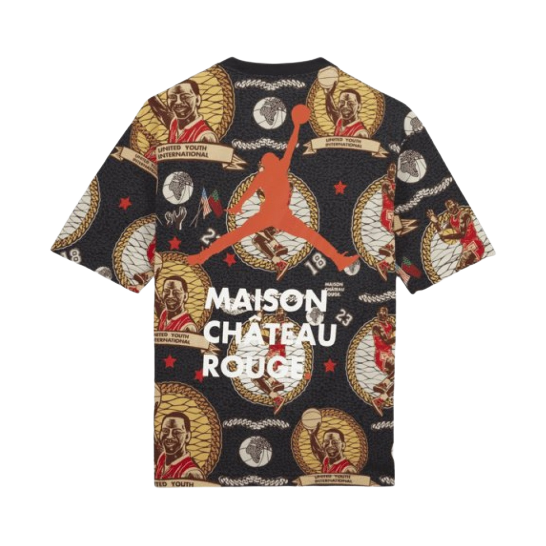 조던 x 메종 샤또 루즈 티셔츠 블랙 세일 오렌지 - US/EU(Jordan x Maison Chateau Rouge T-Shirt Black Sail Orange - US/EU) - 2