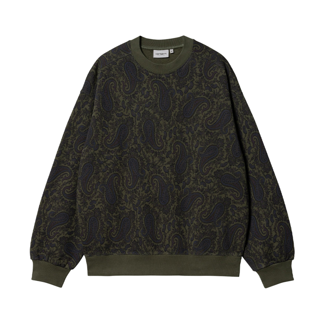 칼하트 WIP 페이즐리 스웨트셔츠 플랜트