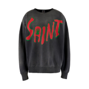 Saint Mxxxxxx MX6 Crew Neck Sweatshirt Black - 23AW