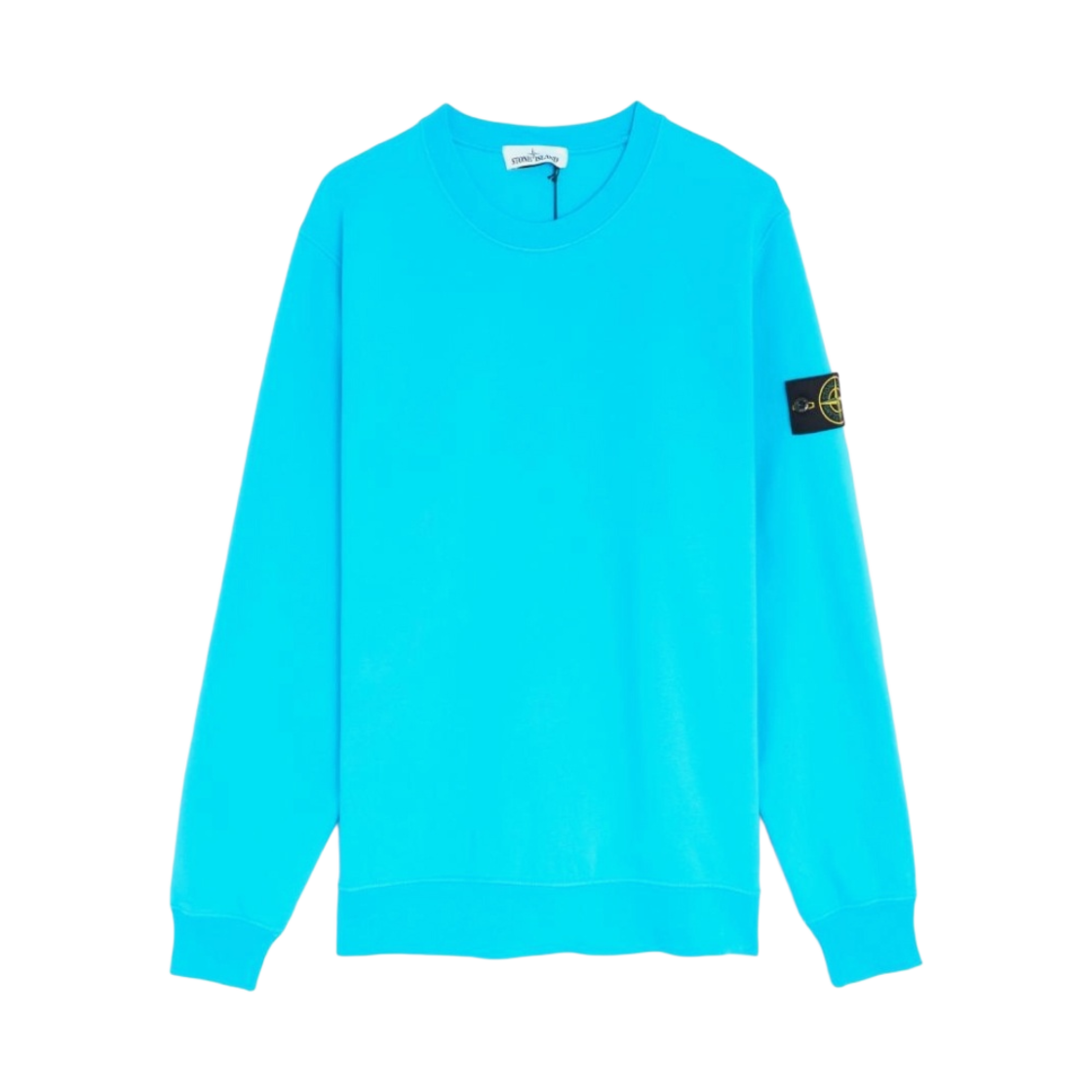 스톤 아일랜드 63051 크루넥 스웨트셔츠 터콰이즈 - 21SS
