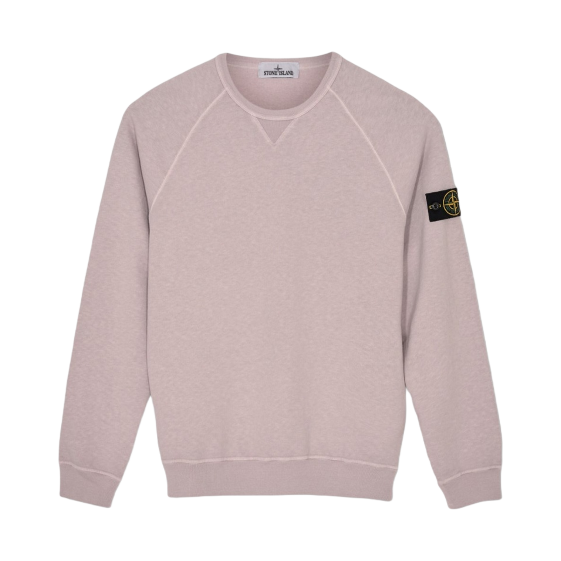 스톤 아일랜드 66360 가먼트 다이드 말파일 플리스 크루넥 스웨트셔츠 로즈 쿼츠 - 22SS(Stone Island 66360 Garment Dyed Malfile Fleece Crewneck Sweatshirt Rose Quartz - 22SS) - 1