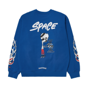 Chrome Hearts Matty Boy Space Crewneck Sweatshirt Blue