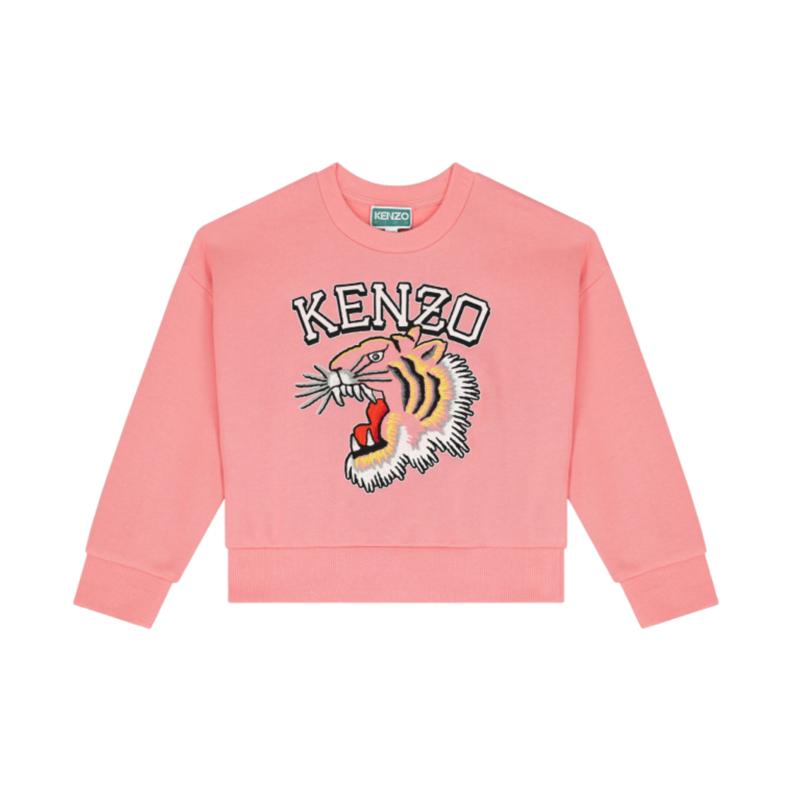 K60692-49C (Kids) Kenzo Tiger Logo Sweatshirt Pink