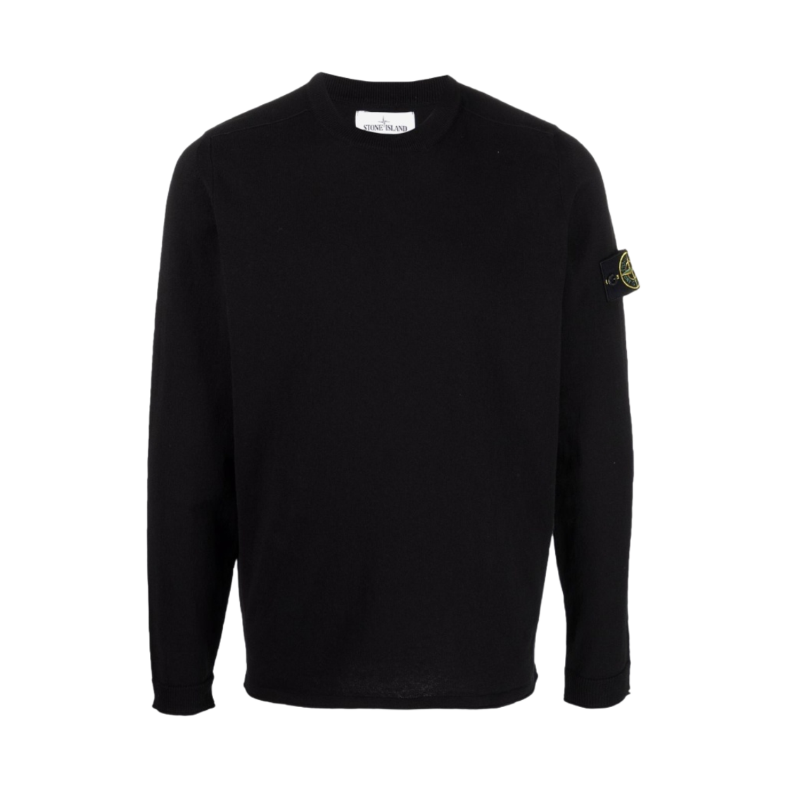 7615502B0-V0029 Stone Island 502B0 Crewneck Knit Black - 22SS