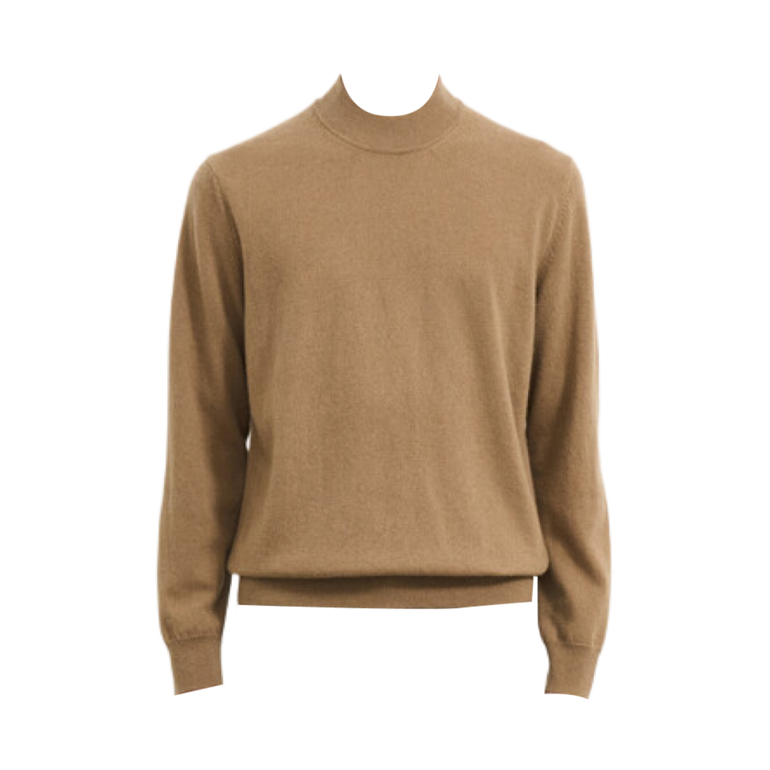 TH2EAKTU606M-BG Time Homme Cashmere Round Neck Knit Top Beige