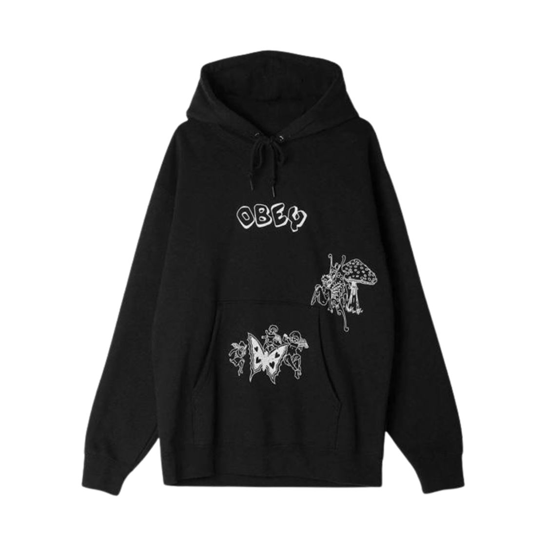 오베이 인디스크리미네이트 후드 블랙(Obey Indiscriminate Hood Black) - 1