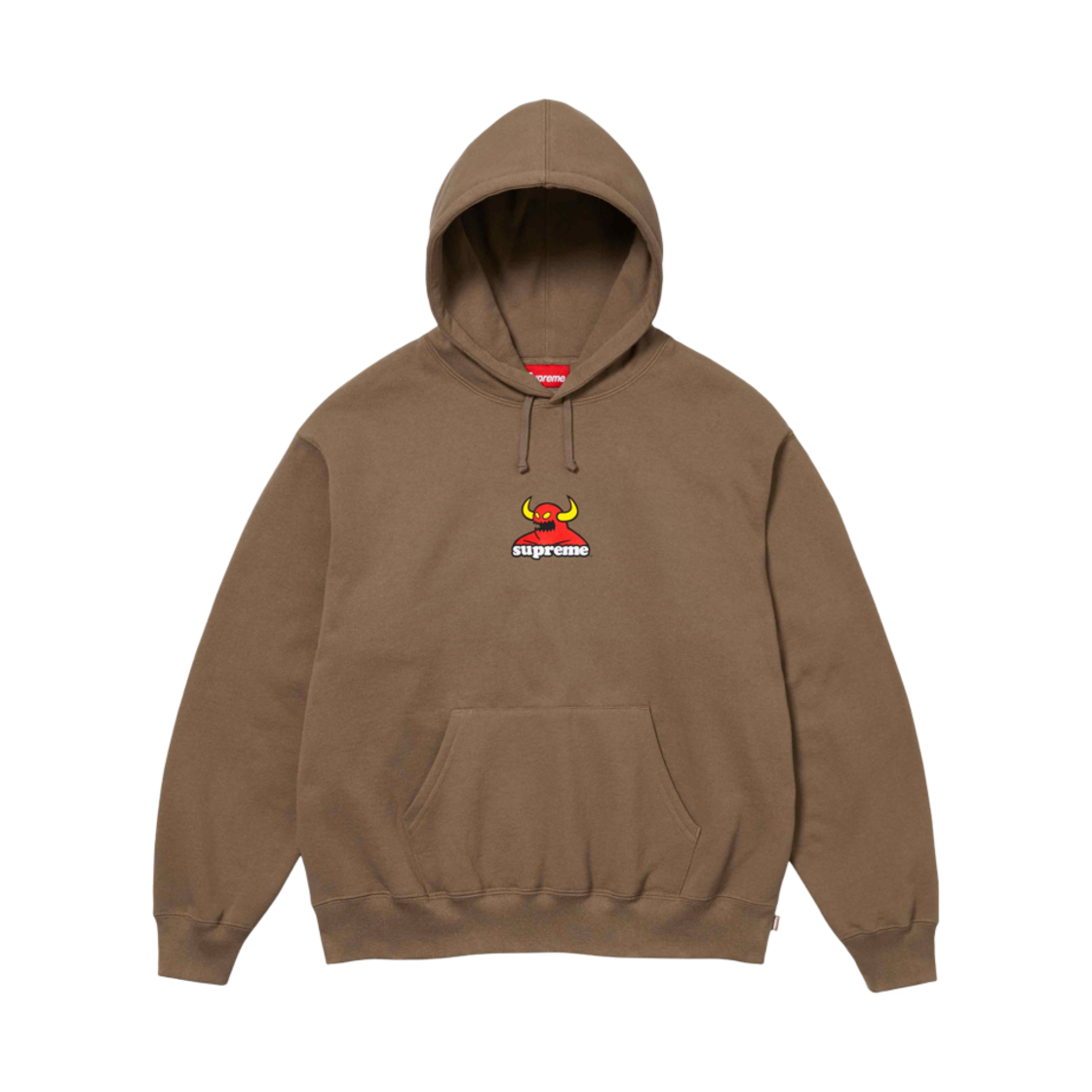 - Supreme x Toy Machine Hooded Sweatshirt Dusty Brown - 24SS
