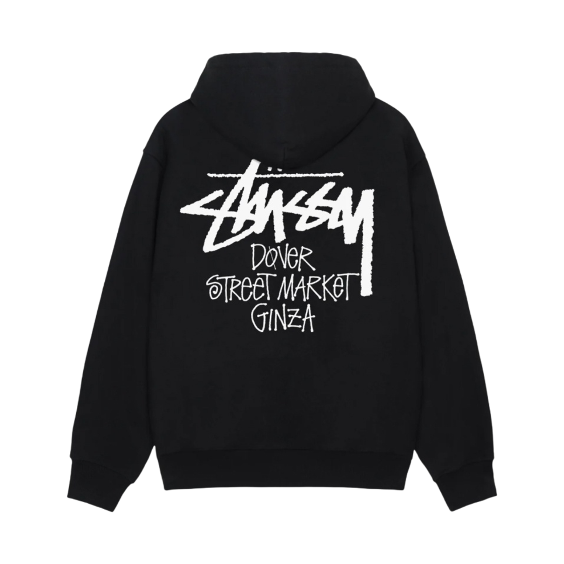 스투시 스탁 도버 스트리트 마켓 긴자 후드 블랙