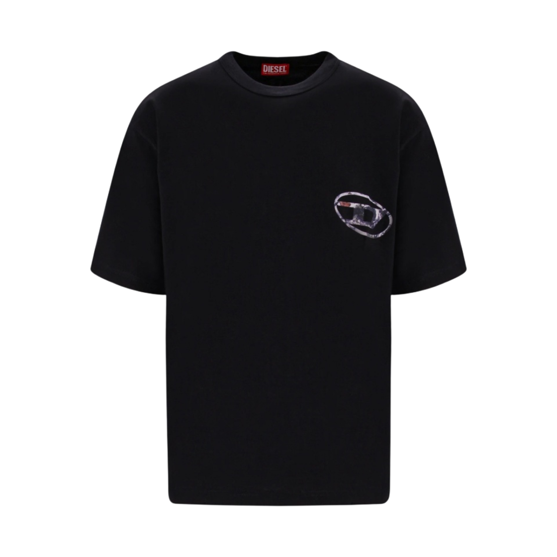디젤 T-워시-L6 티셔츠 블랙